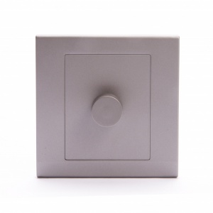 Simplicity Intelligent LED Dimmer Light Switch 1 Gang 2 Way Mid Grey